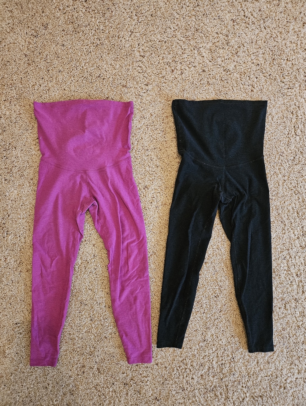 Beyond The Bump Spacedye Maternity Leggings Set Of 2
